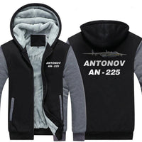 Thumbnail for ANTONOV AN-225 DESIGNED ZIPPER SWEATER THE AV8R