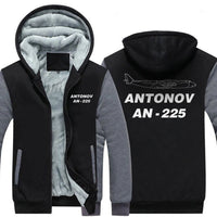 Thumbnail for ANTONOV AN-225 DESIGNED ZIPPER SWEATER THE AV8R