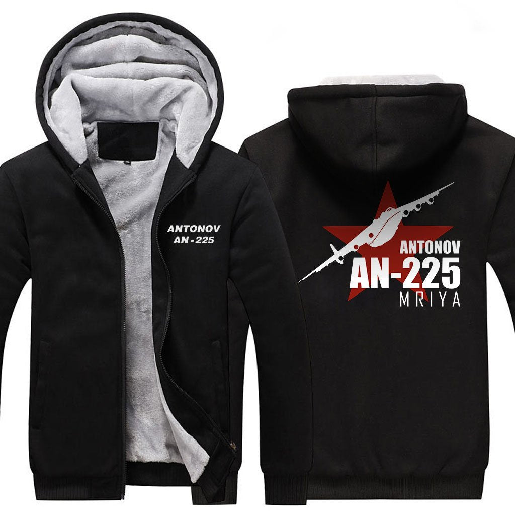 ANTONOV AN-225 DESIGNED ZIPPER SWEATER THE AV8R