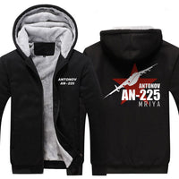 Thumbnail for ANTONOV AN-225 DESIGNED ZIPPER SWEATER THE AV8R