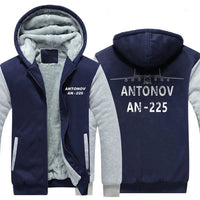 Thumbnail for ANTONOV AN-225 DESIGNED ZIPPER SWEATER THE AV8R