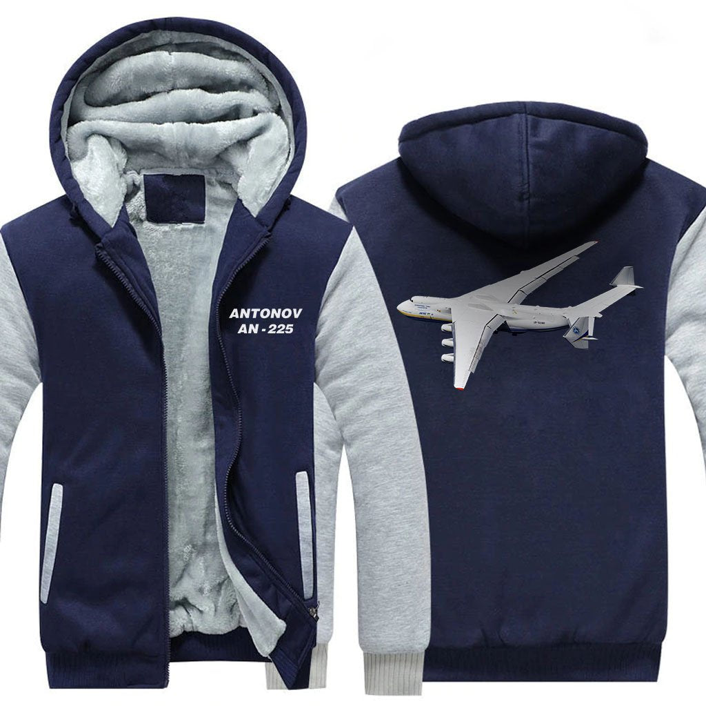 ANTONOV AN-225 DESIGNED ZIPPER SWEATER THE AV8R