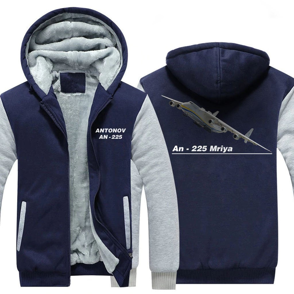 ANTONOV AN-225 DESIGNED ZIPPER SWEATER THE AV8R