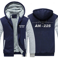 Thumbnail for ANTONOV AN-225 DESIGNED ZIPPER SWEATER THE AV8R