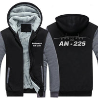 Thumbnail for ANTONOV AN-225 DESIGNED ZIPPER SWEATER THE AV8R