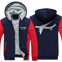 Thumbnail for ANTONOV AN-225 DESIGNED ZIPPER SWEATER THE AV8R