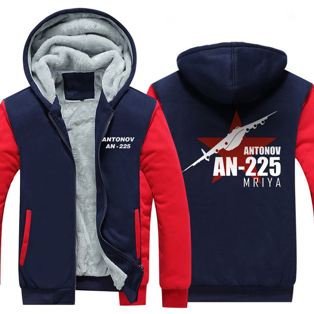 ANTONOV AN-225 DESIGNED ZIPPER SWEATER THE AV8R