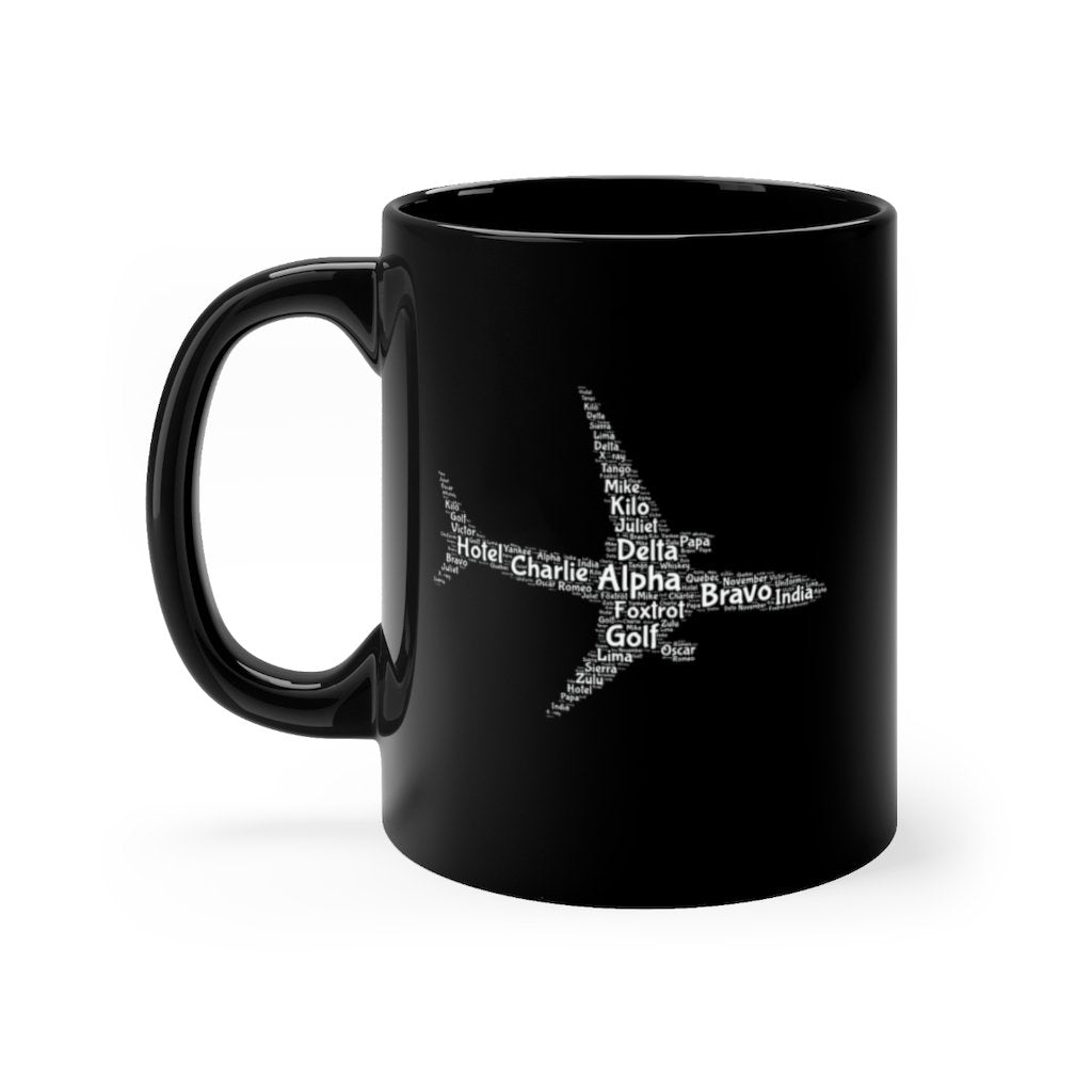 AVIATION PHONETIC DESIGNED - MUG Printify