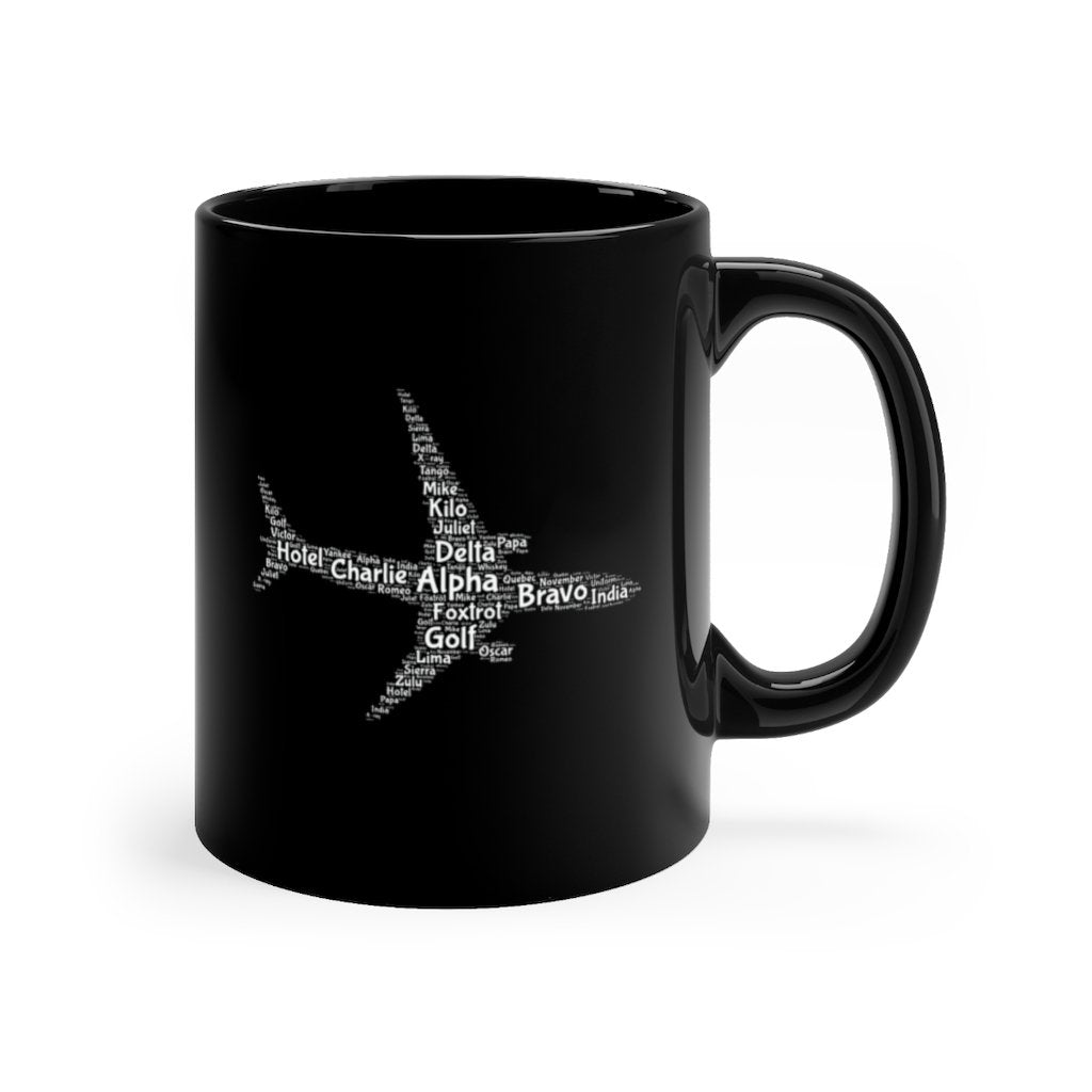 AVIATION PHONETIC DESIGNED - MUG Printify