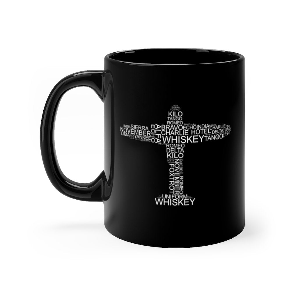 AVIATION PHONETIC DESIGNED - MUG Printify