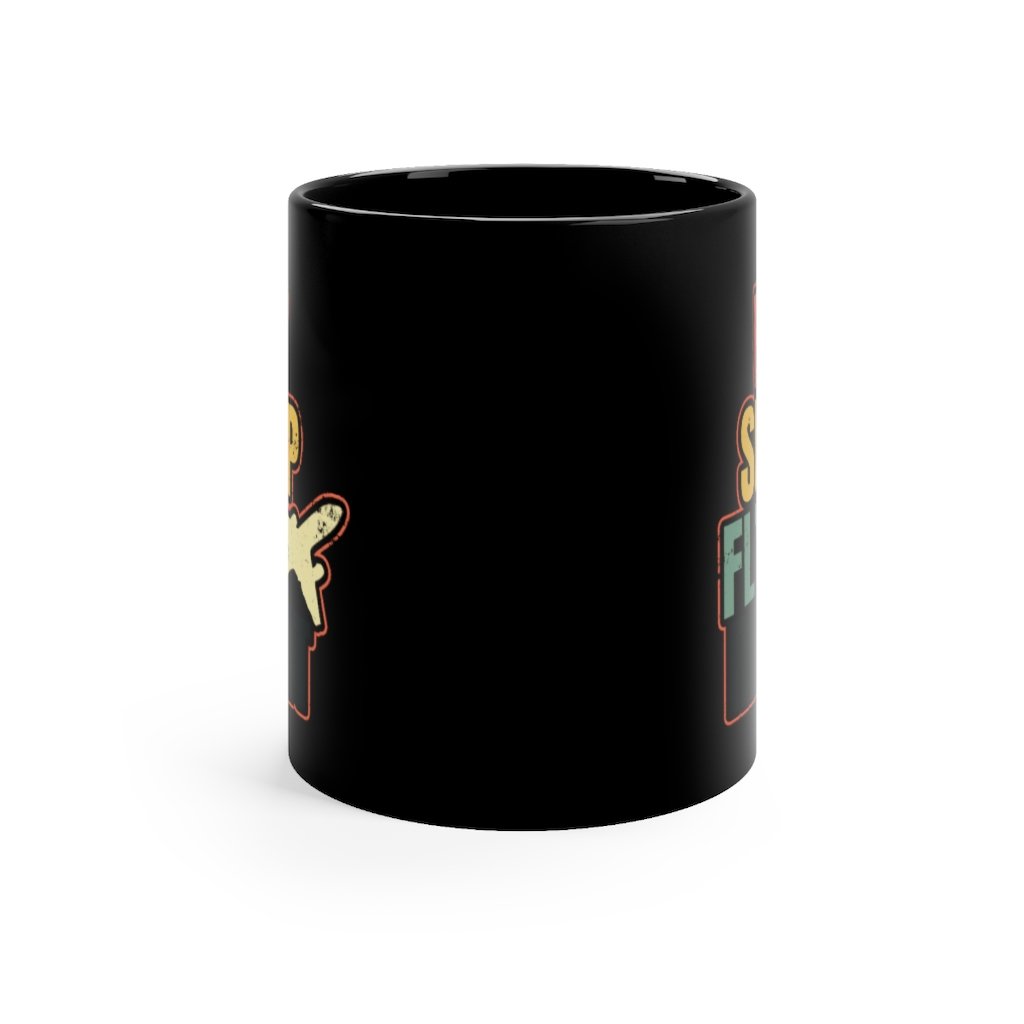 EAT SLEEP FLY   DESIGNED -MUG Printify