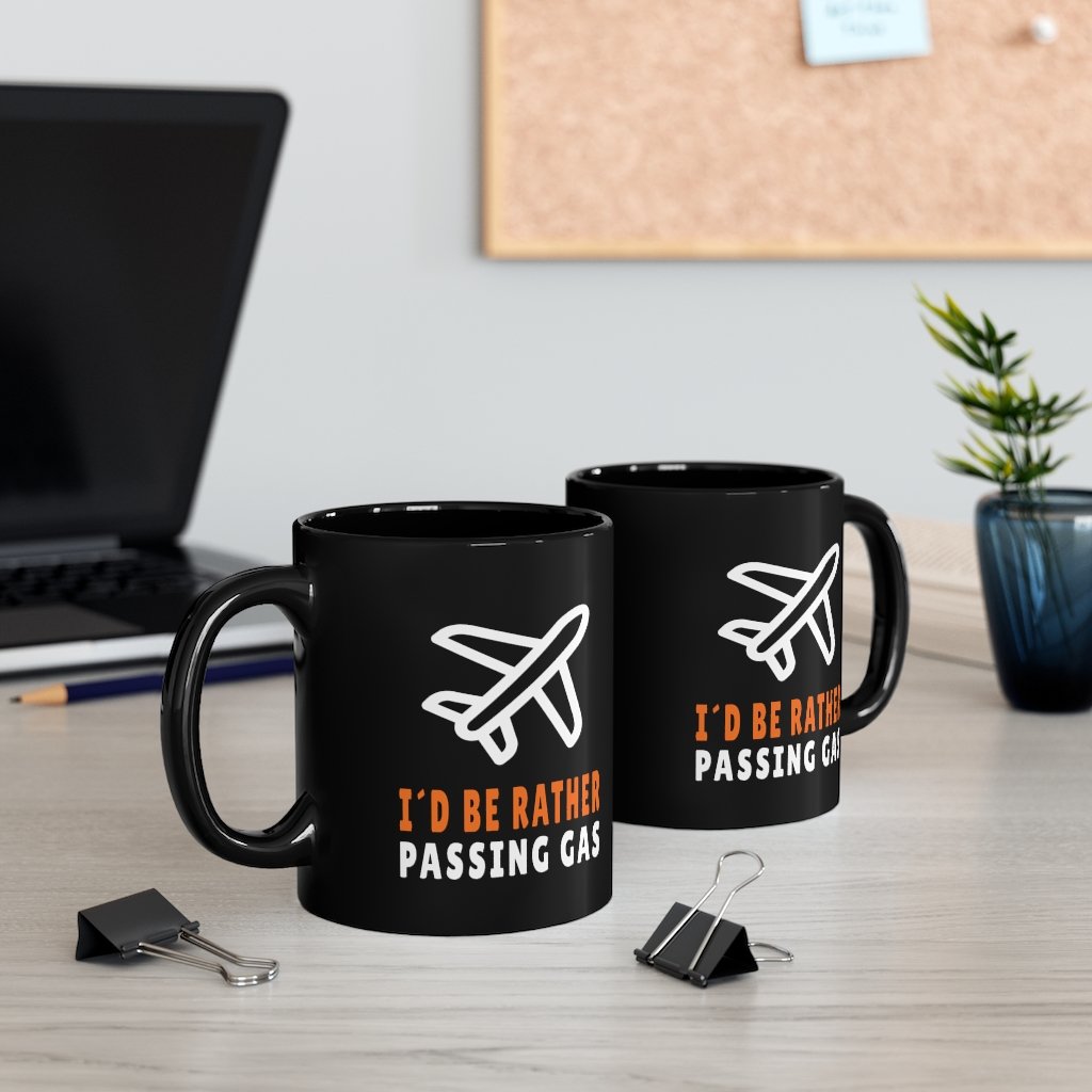 I D  BE RATHER PASSING GAS DESIGNED- MUG Printify