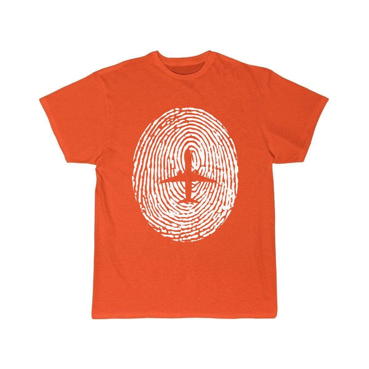 AVIATION FINGER PRINT DESIGNED T SHIRT THE AV8R