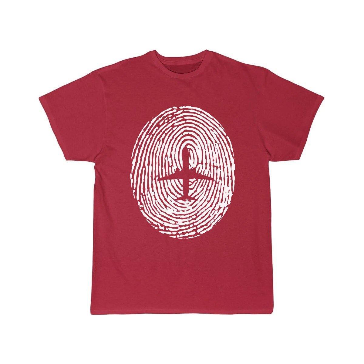 AVIATION FINGER PRINT DESIGNED T SHIRT THE AV8R