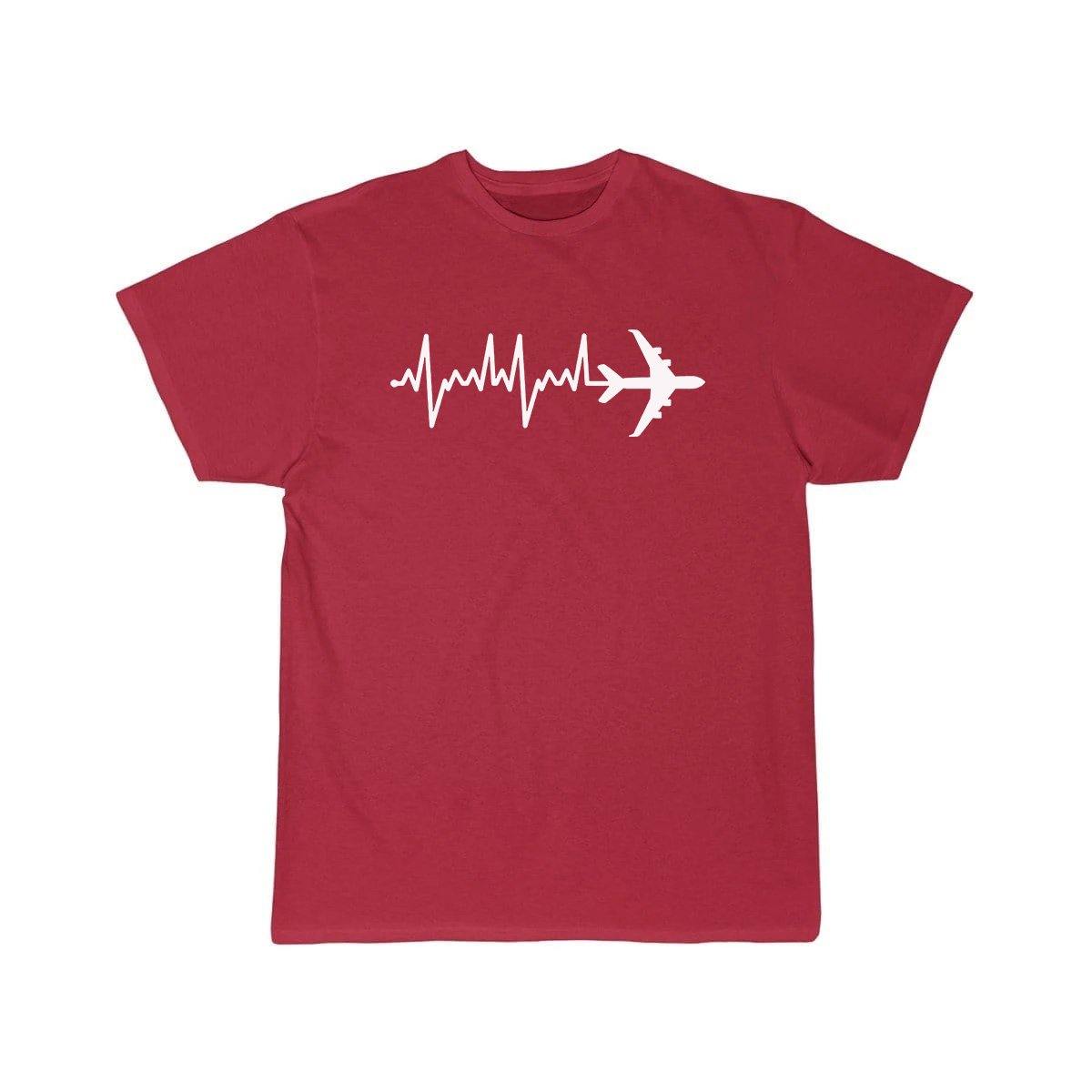 AVIATION HEARTBEAT DESIGNED T SHIRT THE AV8R