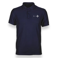 Thumbnail for AVIATION HEARTBEAT  POLO SHIRT THE AV8R