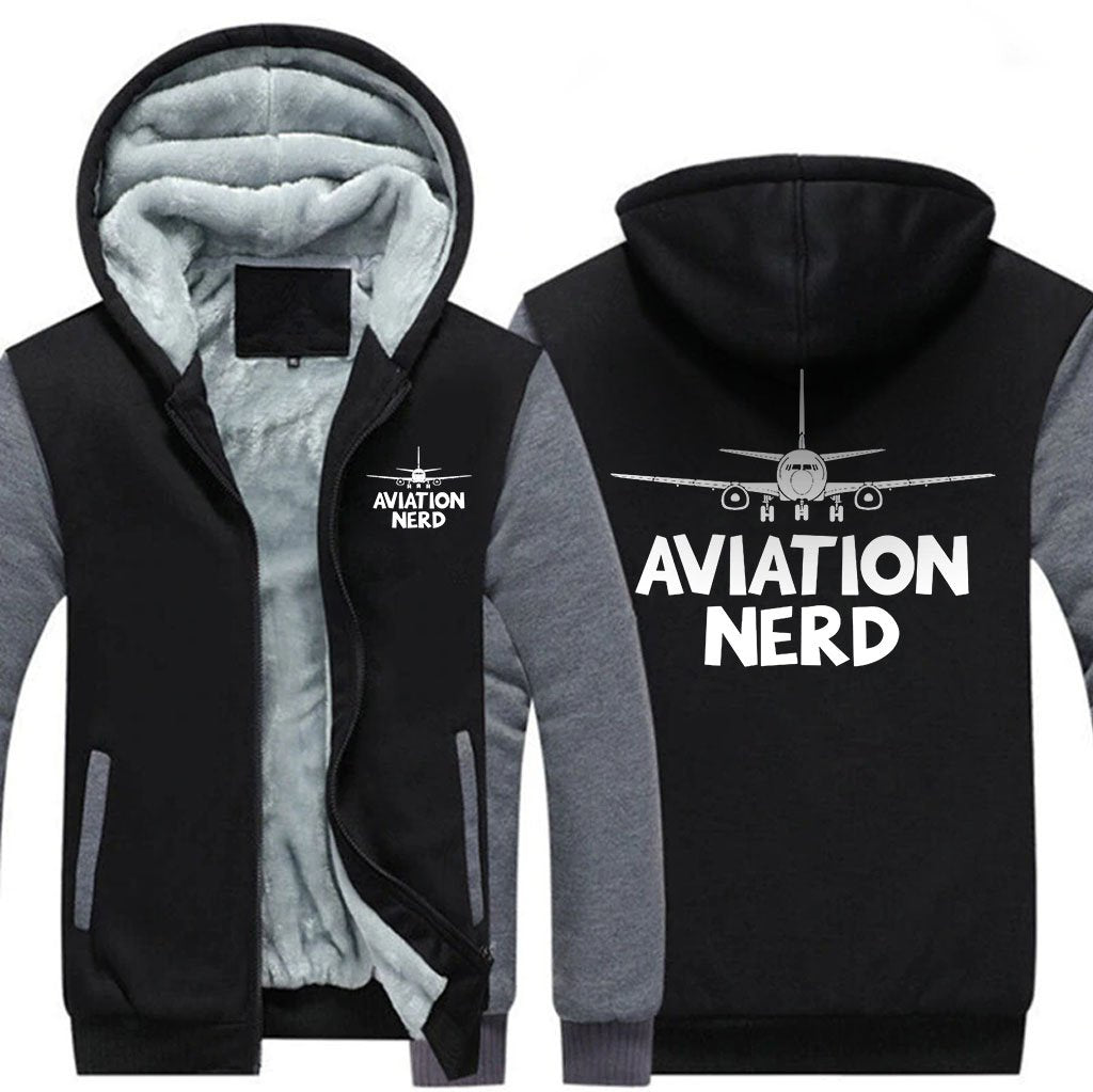 AVIATION NERD ZIPPER SWEATER THE AV8R