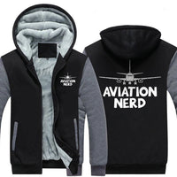 Thumbnail for AVIATION NERD ZIPPER SWEATER THE AV8R