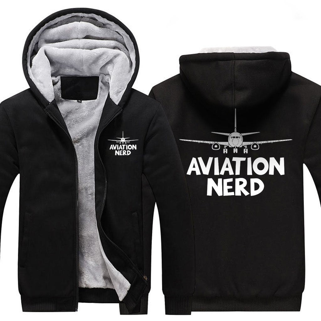 AVIATION NERD ZIPPER SWEATER THE AV8R