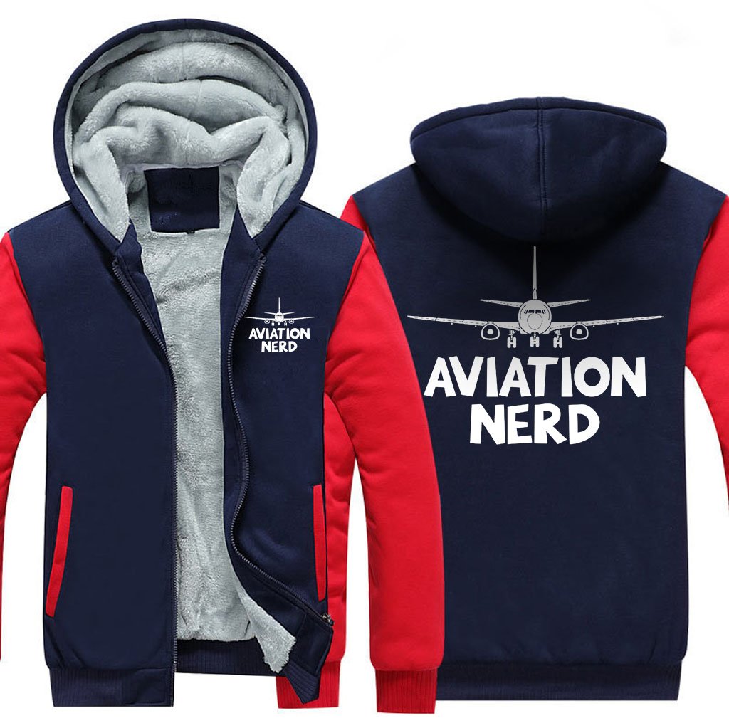 AVIATION NERD ZIPPER SWEATER THE AV8R