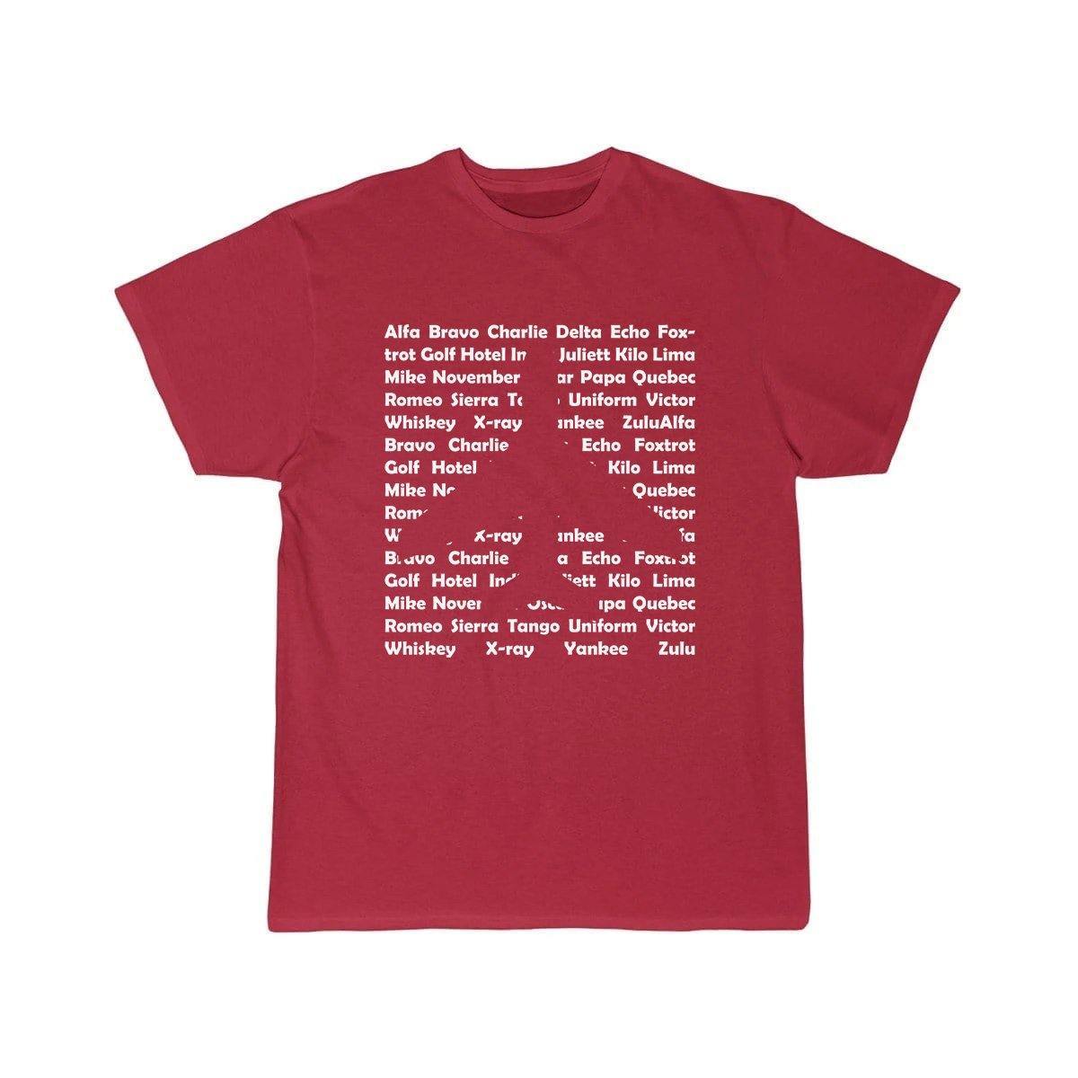 AVIATION PHONETIC ALPHABET  DESIGNED T SHIRT THE AV8R