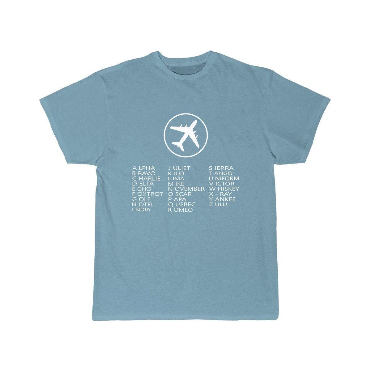 AVIATION PHONETIC ALPHABET DESIGNED T SHIRT THE AV8R