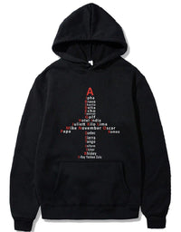 Thumbnail for AVIATION PHONETIC ALPHABET PULLOVER THE AV8R