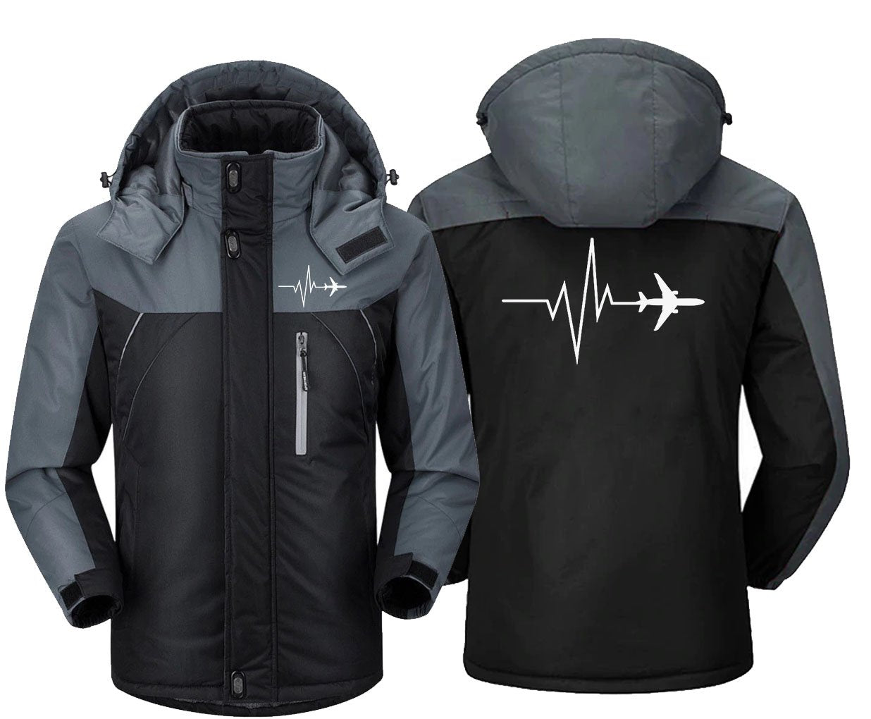 AVIATION PULSE WITH AIRPLANE WINTER JACKET