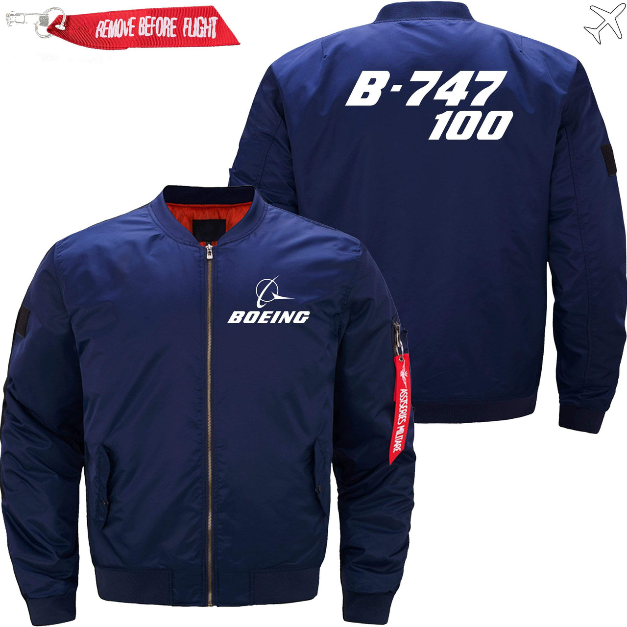 Boeing -747-100 Ma-1 Bomber Jacket Flight Jacket Aviator Jacket THE AV8R