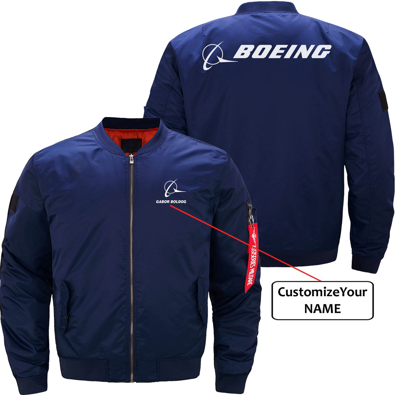 BOEING CUSTOM NAME  JACKET THE AV8R