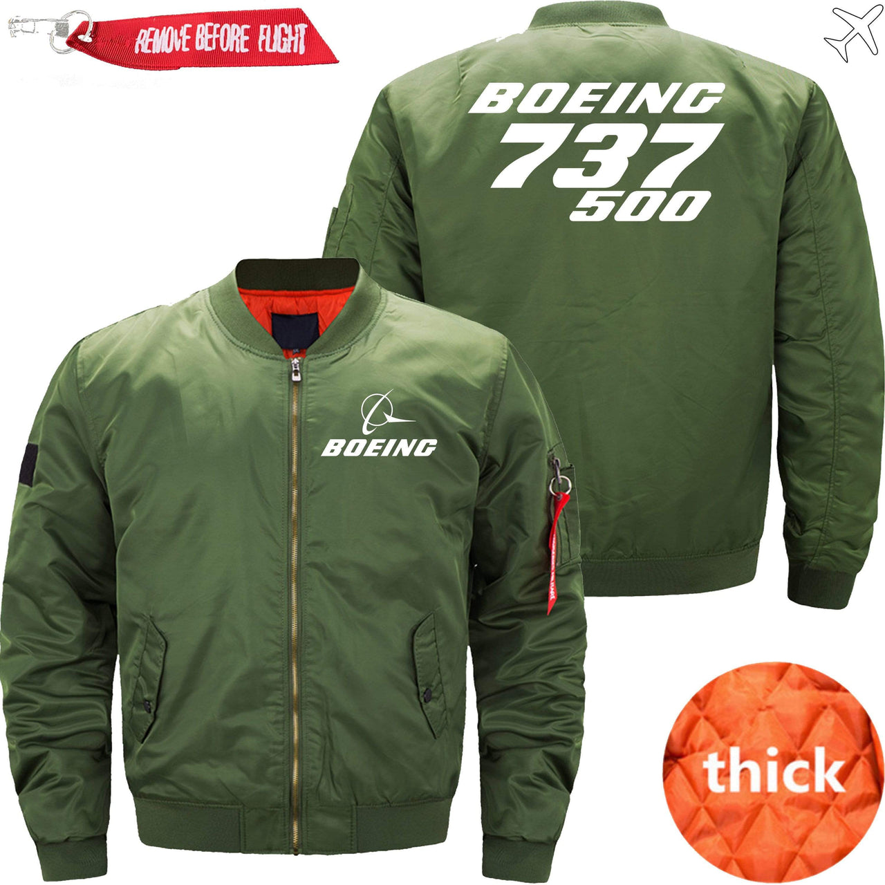 Boeing 737-500 Ma-1 Bomber Jacket Flight Jacket Aviator Jacket THE AV8R