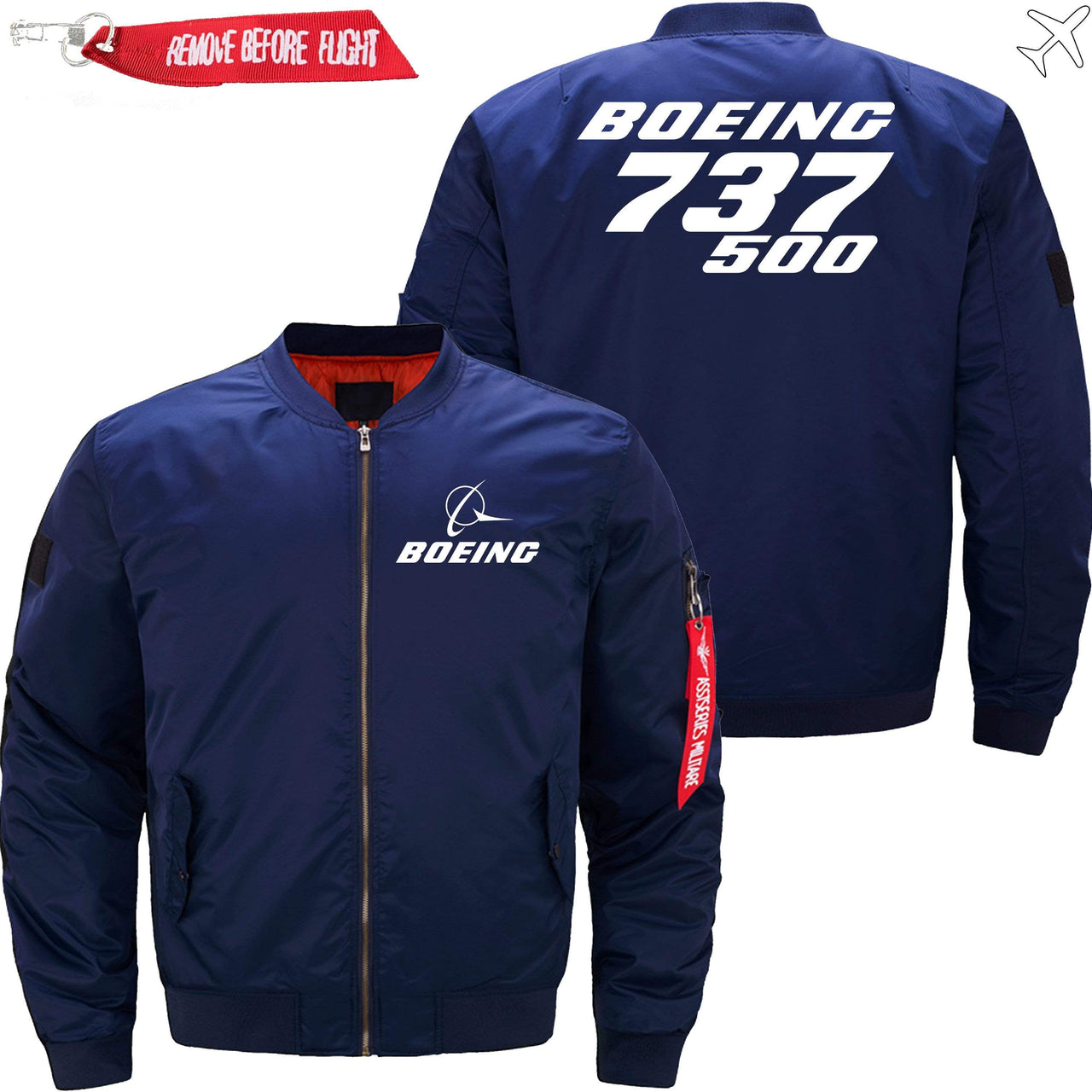 Boeing 737-500 Ma-1 Bomber Jacket Flight Jacket Aviator Jacket THE AV8R