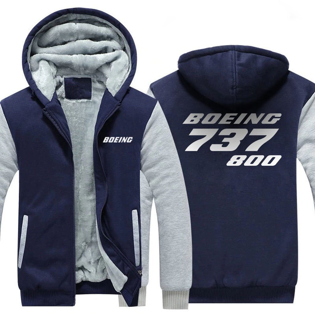 B737 800 DESIGNED ZIPPER SWEATER THE AV8R