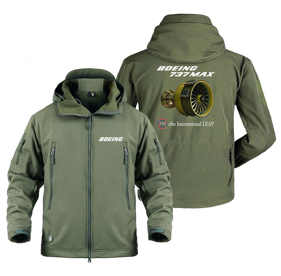 B737 CFM INTERNATIONAL LEAP DESIGNED MILITARY FLEECE THE AV8R