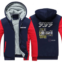 Thumbnail for B737 CFM56 DESIGNED ZIPPER SWEATER THE AV8R