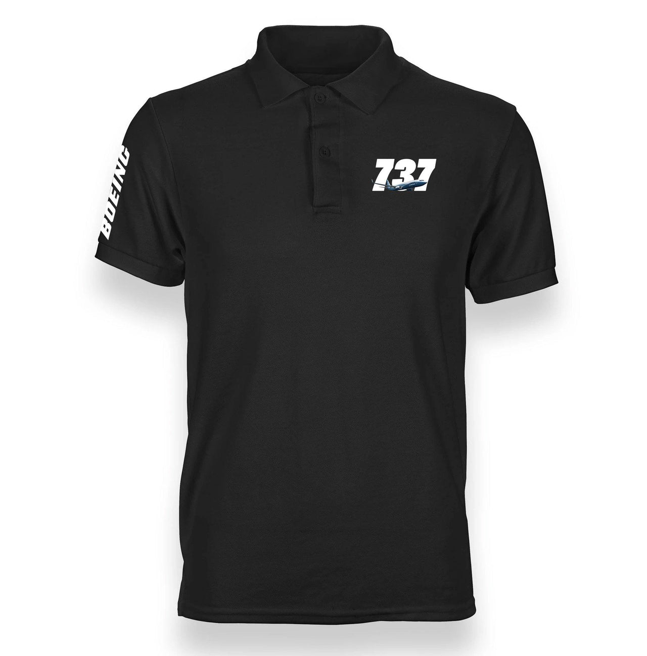 B737  DESIGNED POLO SHIRT THE AV8R