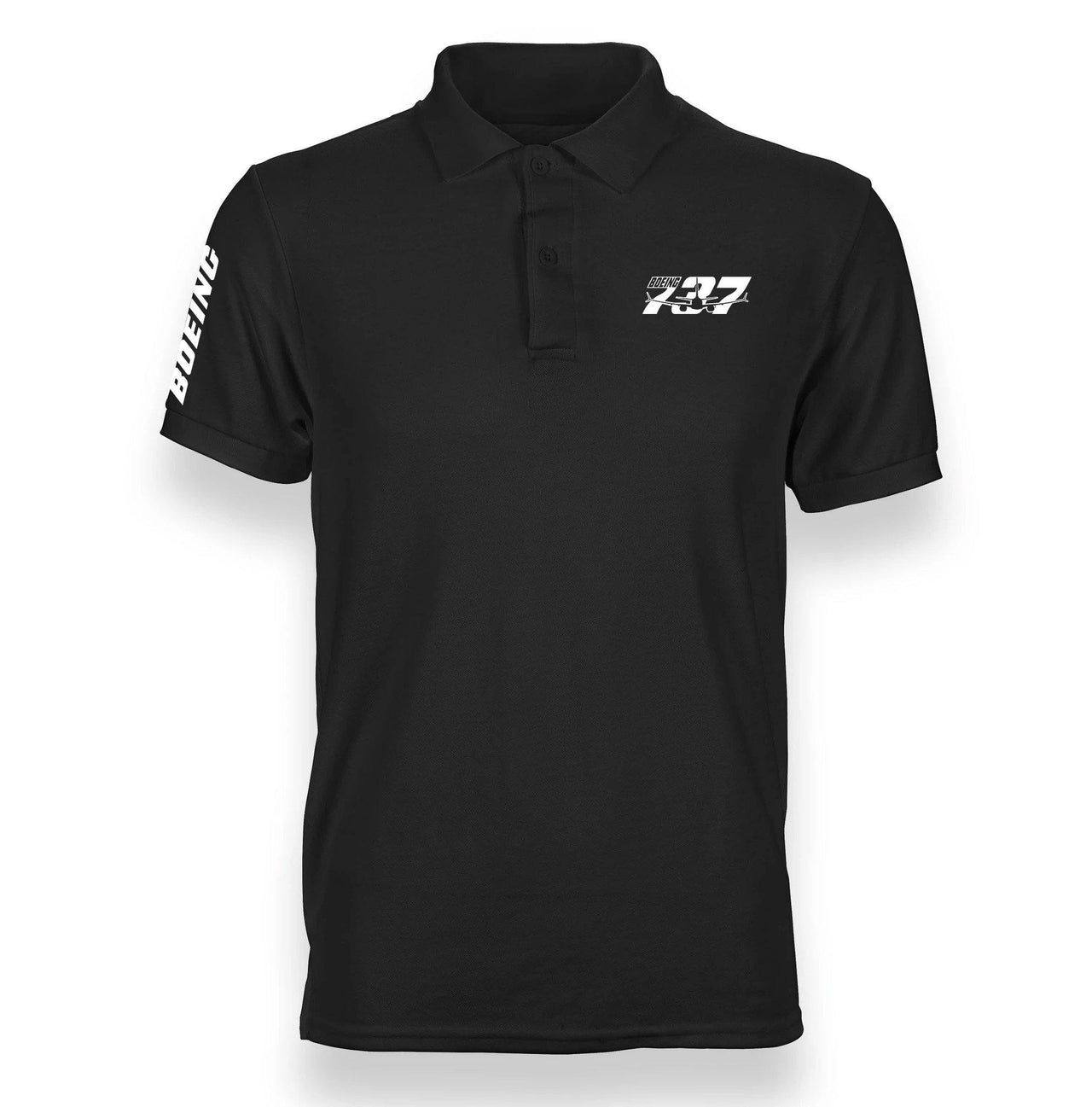 B737  DESIGNED POLO SHIRT THE AV8R