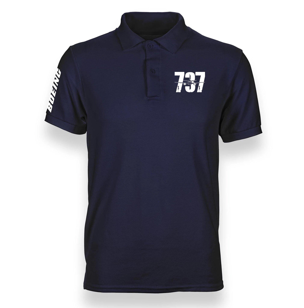 B737  DESIGNED POLO SHIRT THE AV8R