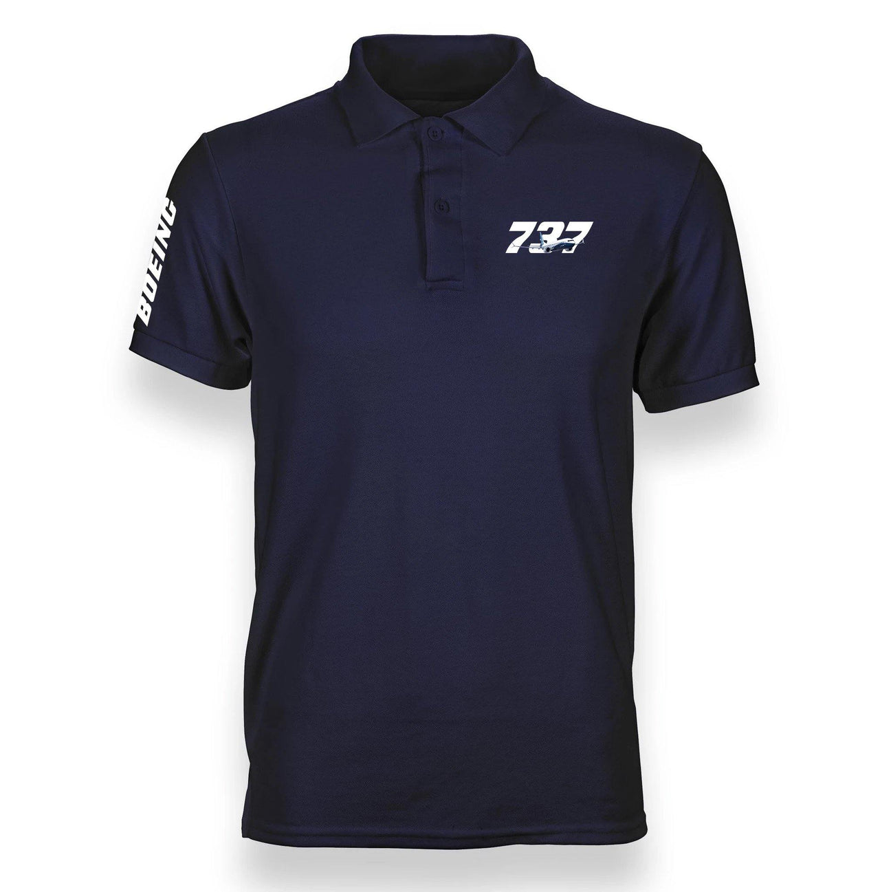 B737  DESIGNED POLO SHIRT THE AV8R