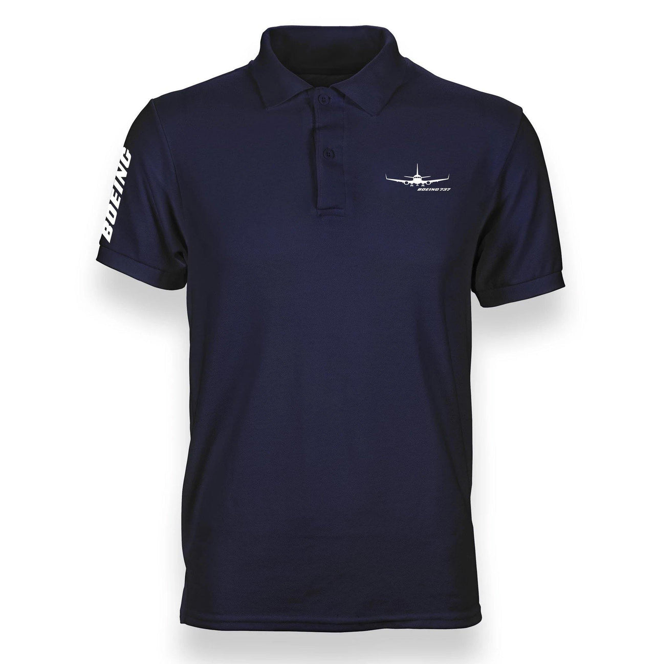 B737  DESIGNED POLO SHIRT THE AV8R