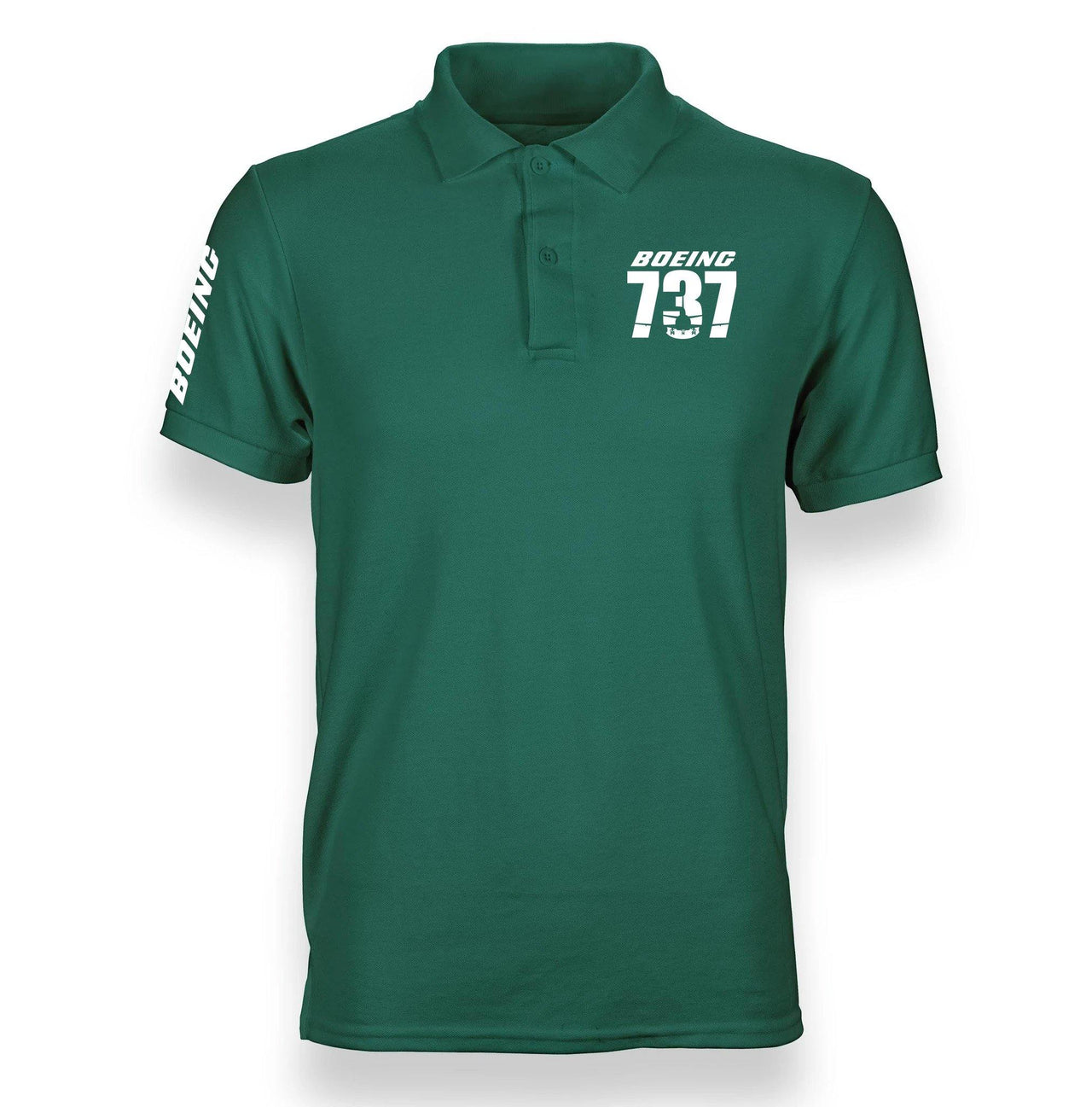 B737  DESIGNED POLO SHIRT THE AV8R