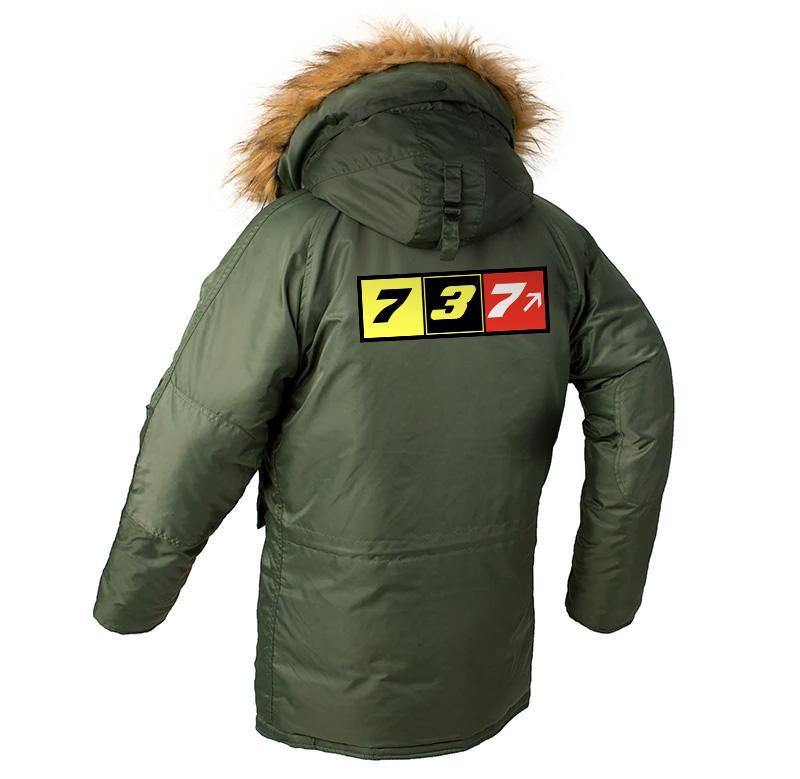 B737 DESIGNED WINTER N3B PUFFER COAT THE AV8R