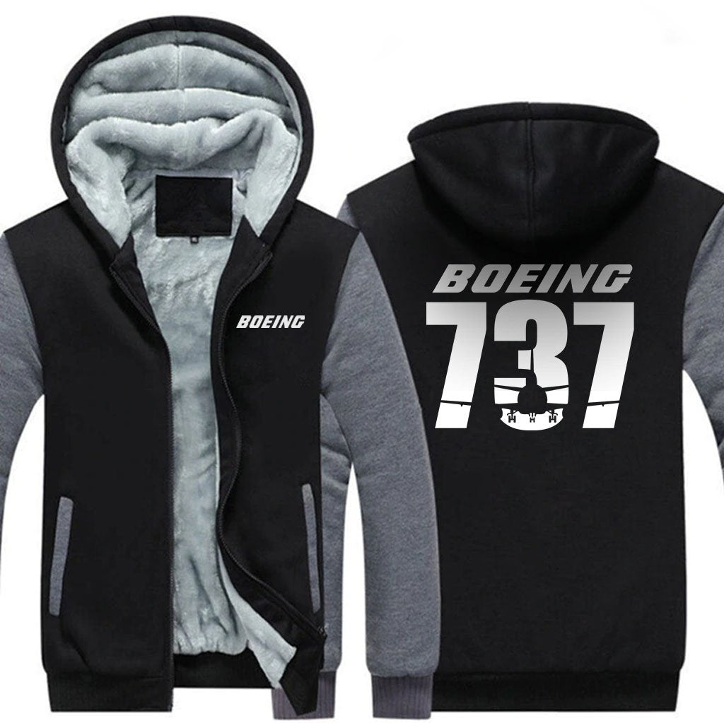 B737 DESIGNED ZIPPER SWEATER THE AV8R