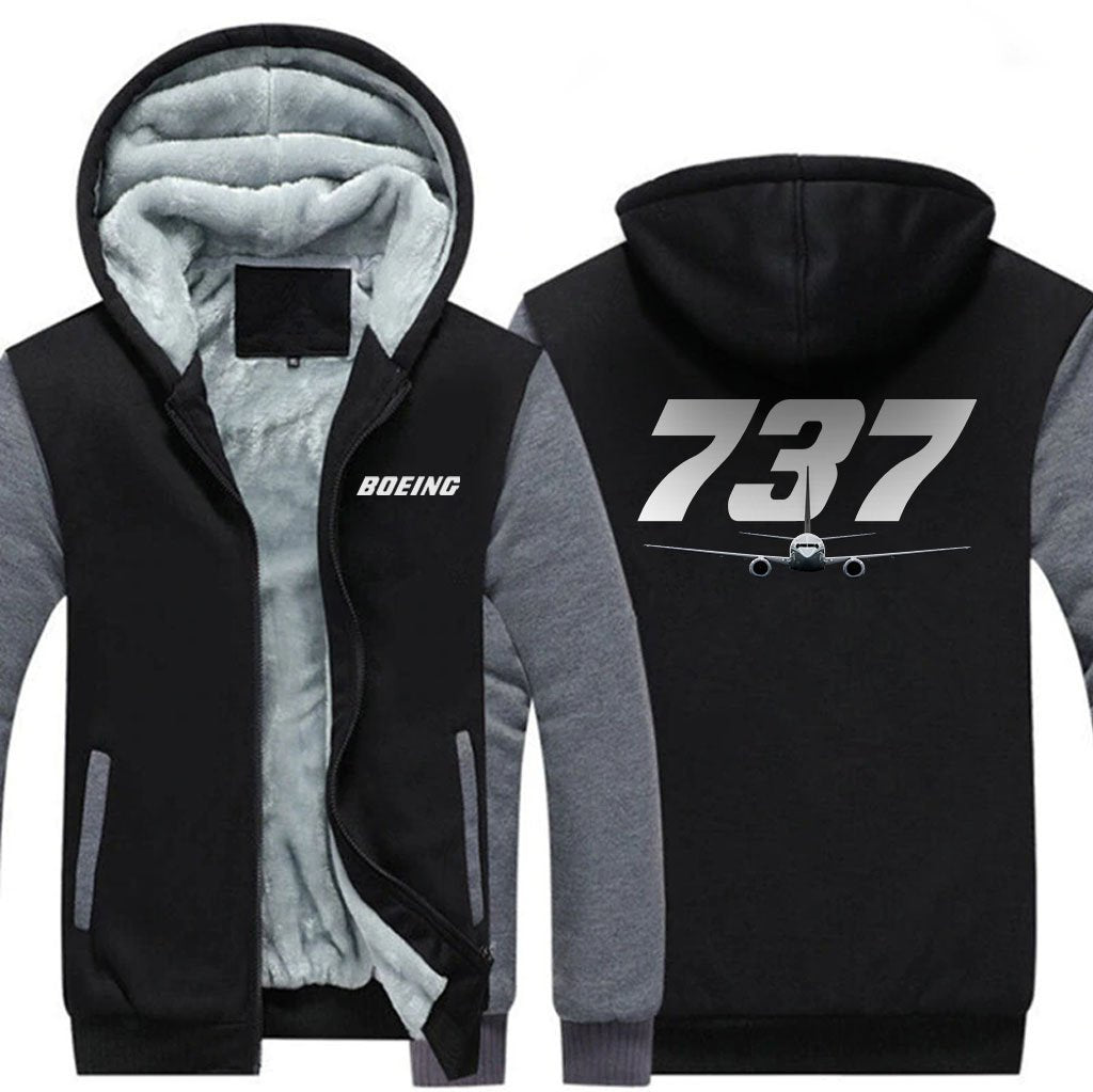 B737 DESIGNED ZIPPER SWEATER THE AV8R