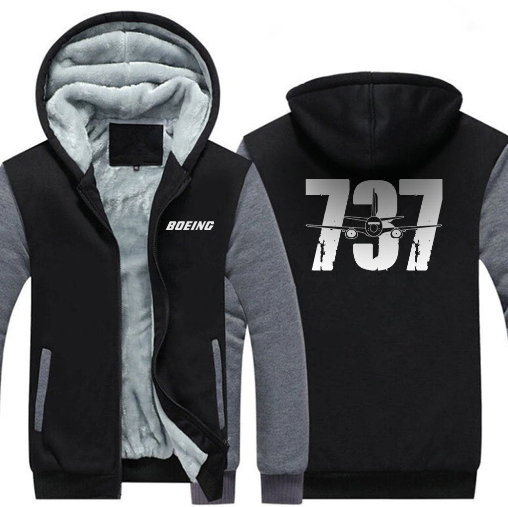 B737 DESIGNED ZIPPER SWEATER THE AV8R