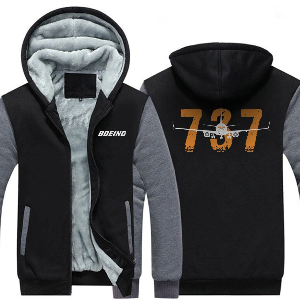 B737 DESIGNED ZIPPER SWEATER THE AV8R