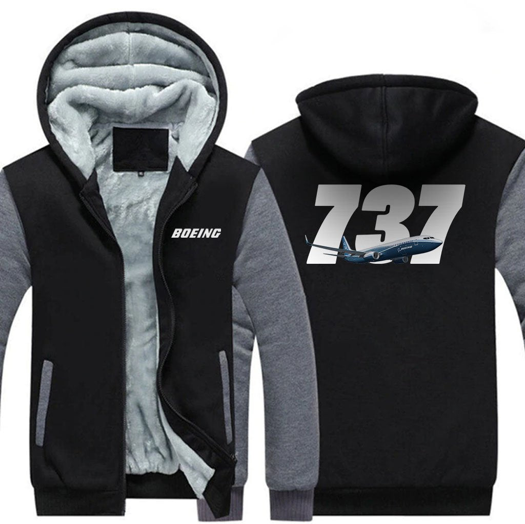 B737 DESIGNED ZIPPER SWEATER THE AV8R