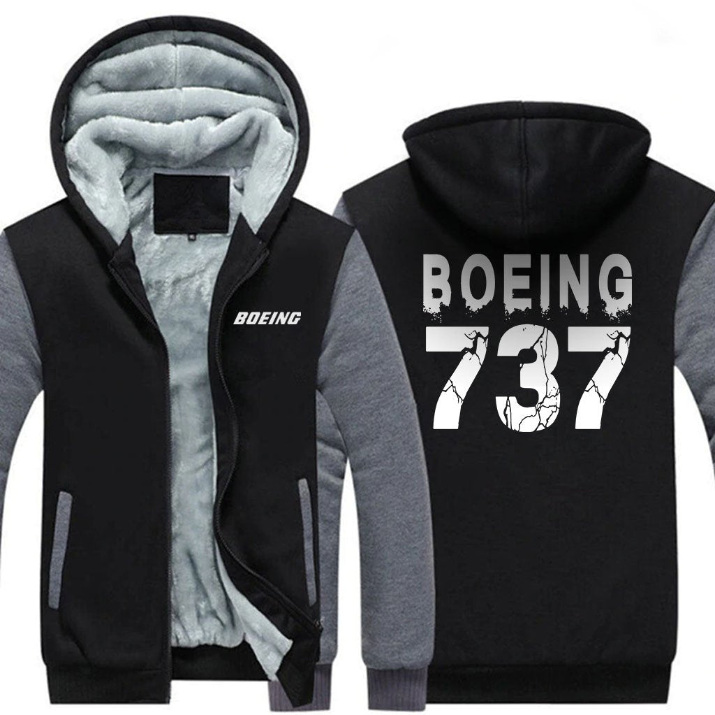 B737 DESIGNED ZIPPER SWEATER THE AV8R