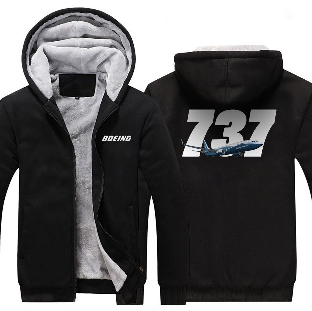 B737 DESIGNED ZIPPER SWEATER THE AV8R