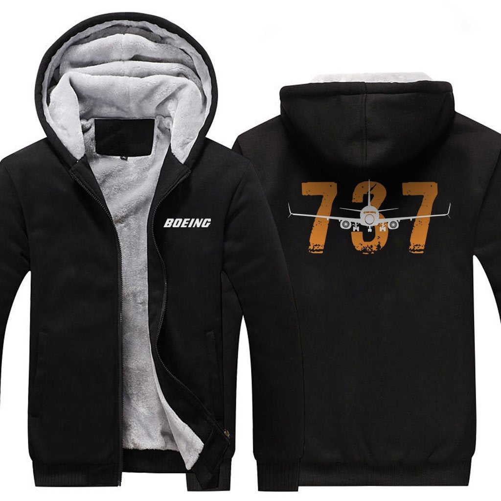 B737 DESIGNED ZIPPER SWEATER THE AV8R